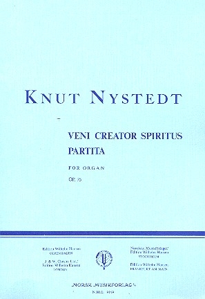 Veni creator spiritus op.75 partita for organ