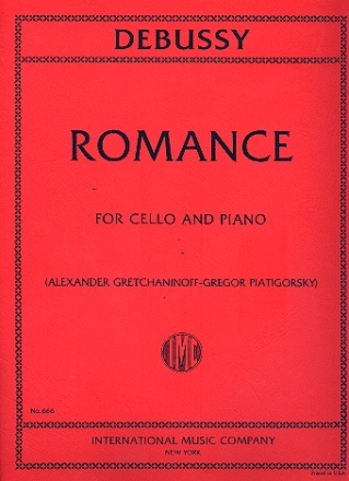 Romance for cello and piano