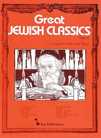 GREAT JEWISH CLASSICS VOL.2 FOR VOICE AND PIANO (JIDD)