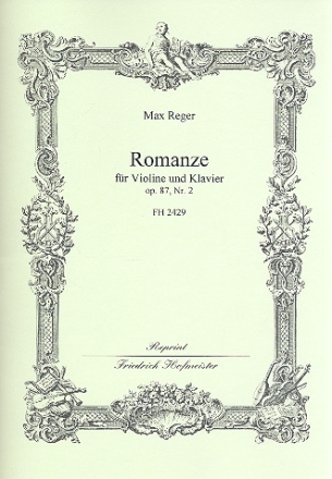 Romanze e-Moll op.87,2 fr Violine und Klavier