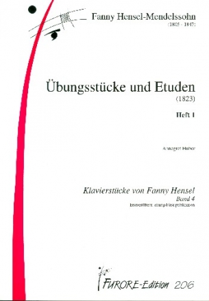 bungsstcke und Etden Band 1 Klavierstcke von Fanny Hensel Band 4