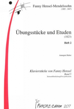 bungsstcke und Etden Band 2 Klavierstcke von Fanny Hensel Band 5