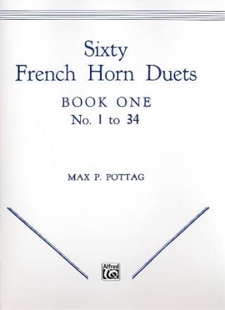 60 Duets vol.1 (nos.1-34) for 2 french horns score