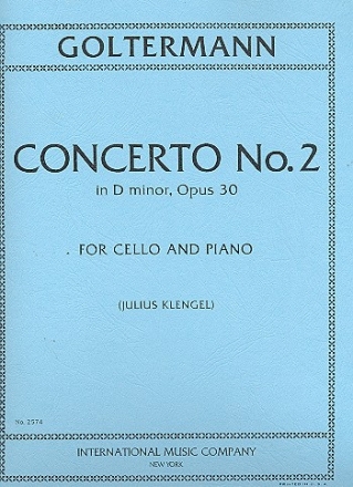 Concerto d minor no.2 op.30 for cello and piano