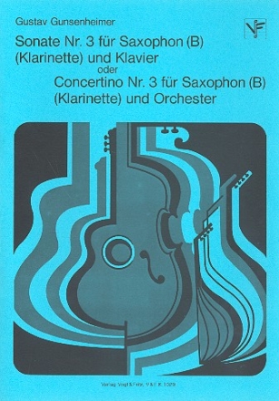 Sonate Nr.3 fr Saxophon in B (Klarinette) und Klavier