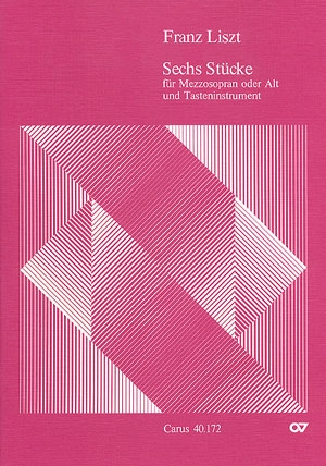 6 Stcke  fr Mezzosopran oder Alt und Klavier (Orgel, Harmonium)