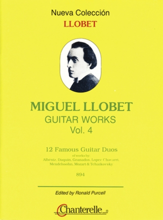 12 famous Guitar Duos of Works by Albeniz, Daquin, Granados... for guitar solo