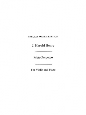 Moto perpetuo for violin and piano