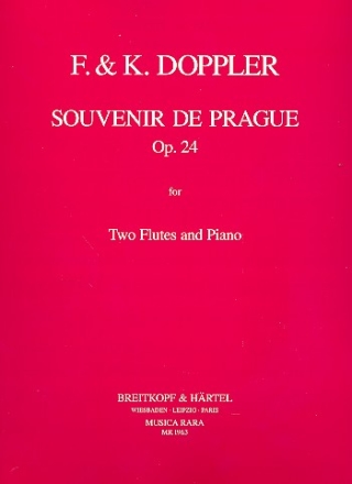 Souvenir de Prague op.24 fr 2 Flten und Klavier