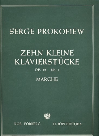 Marche op.12,1 fr Klavier 10 kleine Klavierstcke Nr.1