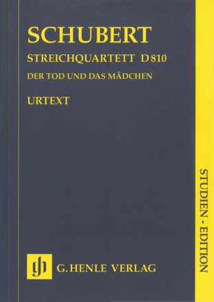 Der Tod und das Mdchen Streichquartett d-Moll D810 Studien Edition