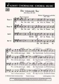 Der trumende See op. 33/1 fr Mnnerchor (TTBB) Chorpartitur