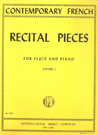 Contemporary French Recital Pieces vol.1 for flute and piano