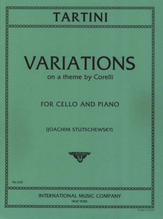 Variations on a Theme by Corelli for cello and piano