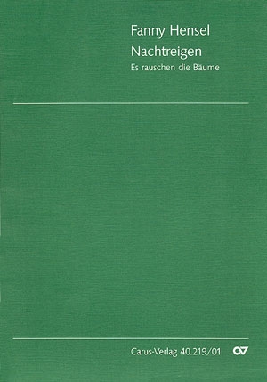 Nachtreigen Es rauschen die Bume fr Frauen und Mnnerchor (SSAA/TTBB) a cappella,    Partitur