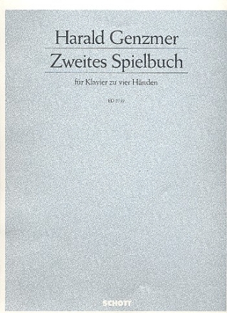 Zweites Spielbuch GeWV 383 fr Klavier 4-hndig