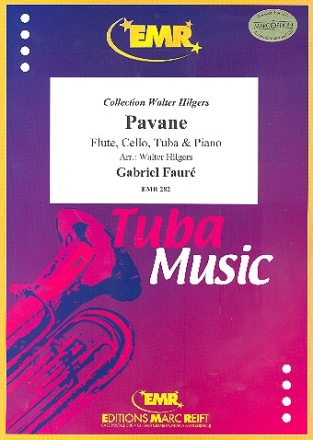 Pavane op.50 fr Flte, Violoncello, Tuba und Klavier 5 Spielpartituren