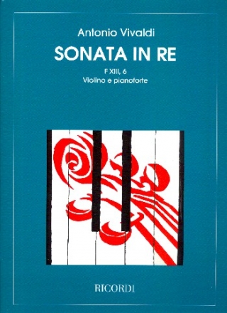 Sonata re maggiore f.xii,6 per violino e pianoforte