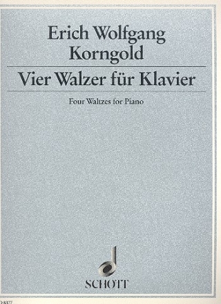 4 Walzer fr Klavier