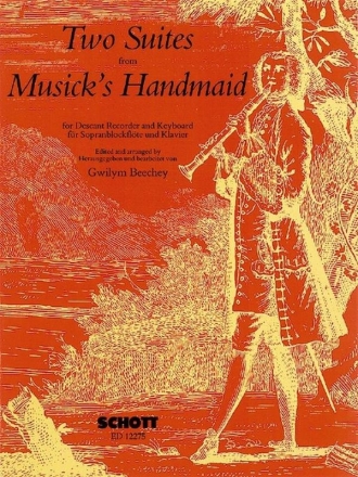 2 Suites from 'Musick's Handmaid' fr Sopranbockflte und Klavier BEECHEY, GWILYM, ED.