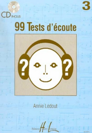 99 TESTS D'ECOUTE VOL.3 POUR LE PREMIER CYCLE   LIVRE DE L'ELEVE+CD