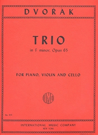 Trio f minor op.65 for piano, violin and cello