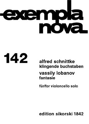 Klingende Buchstaben Fantasie fr Violoncello solo