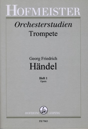 Orchesterstudien fr Trompete 1-4 Band 1 Opern