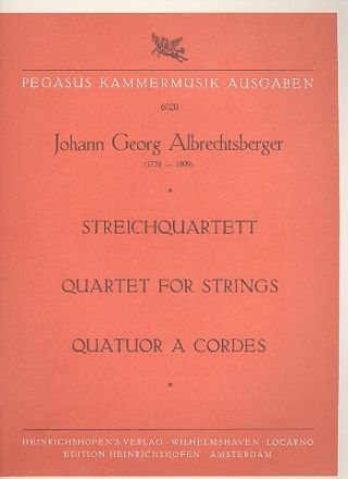 Streichquartett op.21,1 Stimmen 