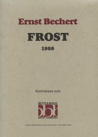 Frost fr Kontrabass