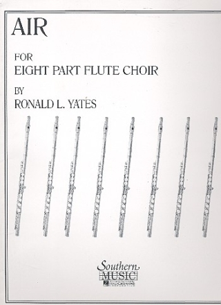 Air for 8 part flute choir score and parts