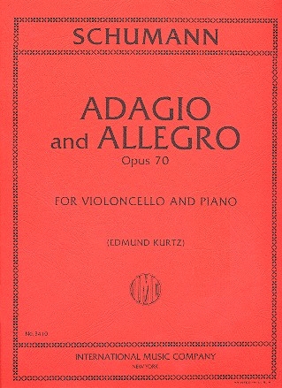 Adagio and allegro op.70 for cello and piano