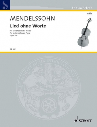 Lied ohne Worte D-Dur op. 109 fr Violoncello (Viola) und Klavier