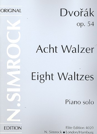 8 Walzer op.54 fr Klavier