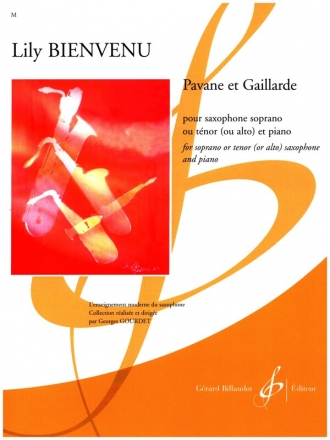 Pavane et gaillarde pour saxophone soprano (tenor, alto) et piano