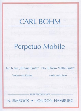 Perpetuo mobile fr Violine und Klavier