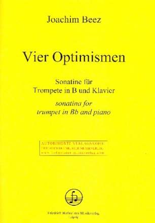 4 Optimismen Sonatine fr Trompete und Klavier Verlagskopie