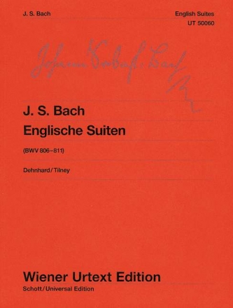 Englische Suiten BWV806-BWV811 fr Klavier