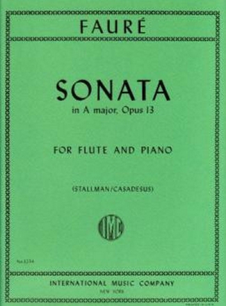 Sonata A major op.13 for flute and piano