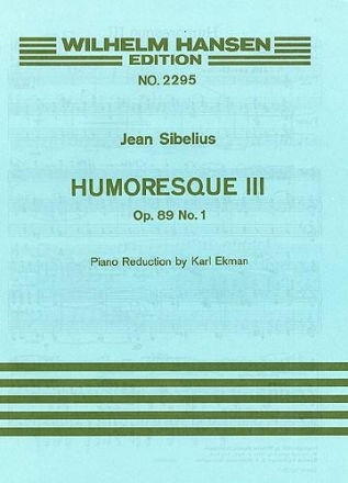 Humoreske Nr.3 op.89,1 fr Violine und Klavier