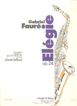 Elgie op.24 pour saxophone alto et piano