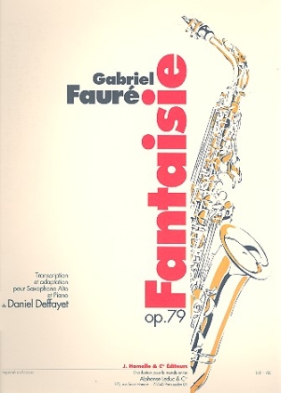 Fantaisie op.79 pour saxophone alto et piano