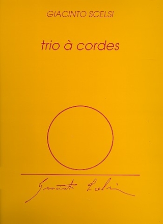 Trio  cordes partition et parties