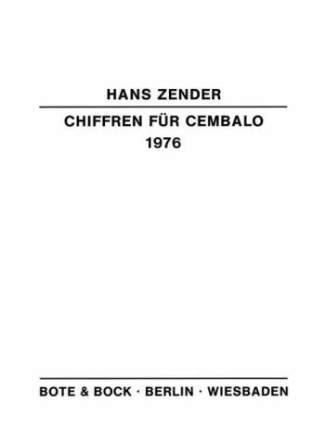 Chiffren (1976) fr Cembalo