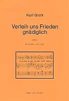 Verleih uns Frieden gndiglich fr Sopran und Orgel