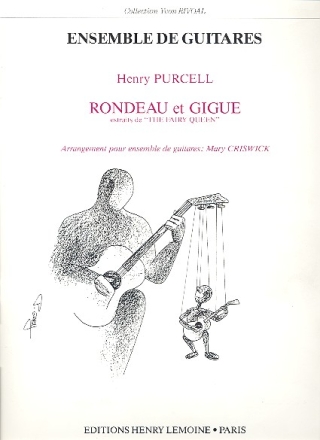 Rondeau et Gigue pour ensemble de guitares (5 ou plus) partition et parties