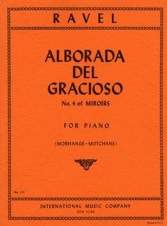 Alborada del gracioso - Miroirs no.4 for piano MORHANGE-MOTCHANE, ED.