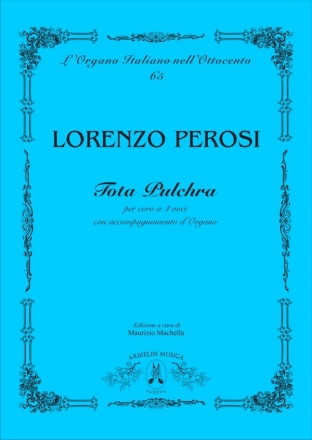 Tota Pulchra per coro a 4 voci con accompagnemento d'organo partitura