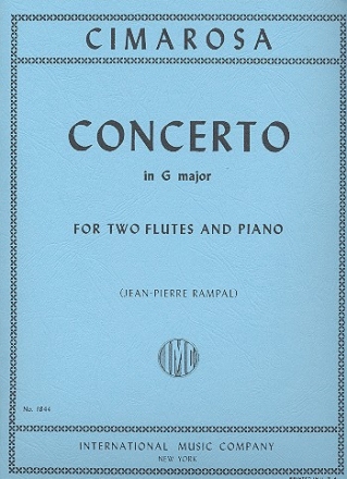 Concerto G major for 2 flutes and piano