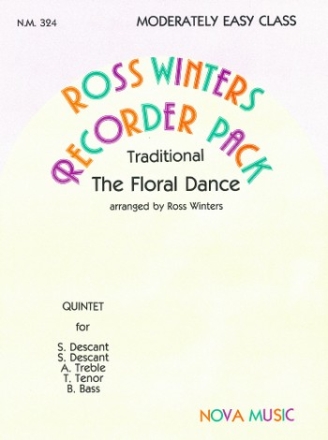 Floral dance for SSATB recorder quintet Score and parts